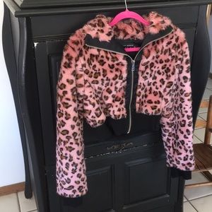 laganja estranja leopard fur jacket by lip service